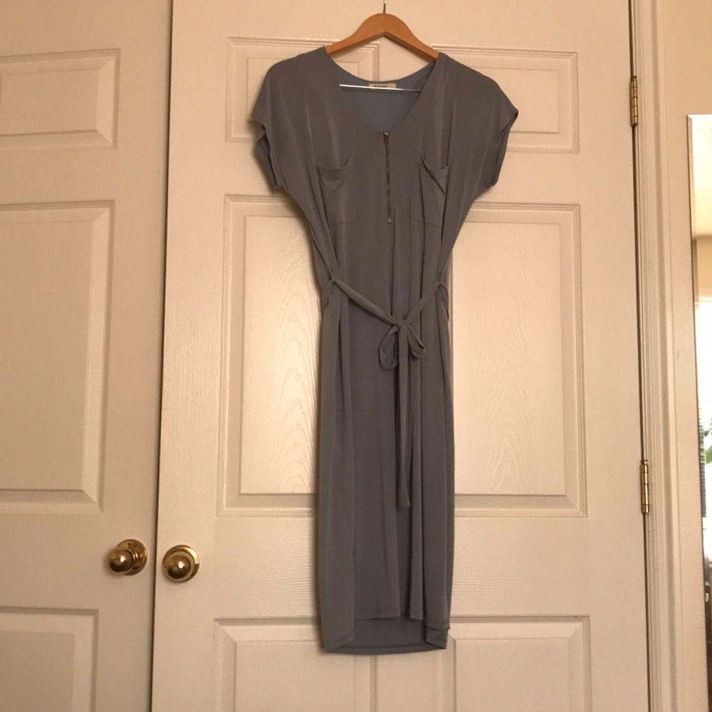 Bohme blue tie dress